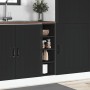 Armario inferior de cocina contrachapada negro 20x44,5x81,5 cm de , Armarios de cocina - Ref: Foro24-854185, Precio: 51,93 €,...