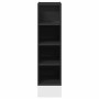 Armario inferior de cocina contrachapada negro 20x44,5x81,5 cm de , Armarios de cocina - Ref: Foro24-854185, Precio: 51,93 €,...