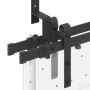 Kit de herrajes para puertas correderas acero negro 152,5 cm de , Artículos para puertas - Ref: Foro24-3295719, Precio: 139,0...