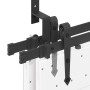 Kit de herrajes para puertas correderas acero negro 152,5 cm de , Artículos para puertas - Ref: Foro24-3295725, Precio: 124,7...
