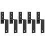 Kit de herrajes para puertas correderas acero negro 183 cm de , Artículos para puertas - Ref: Foro24-3295733, Precio: 123,75 ...