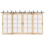 Kit de herrajes para puertas correderas acero negro 427 cm de , Artículos para puertas - Ref: Foro24-3295746, Precio: 252,33 ...