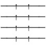 Kit de herrajes para puertas correderas acero negro 427 cm de , Artículos para puertas - Ref: Foro24-3295746, Precio: 252,33 ...
