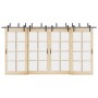 Kit de herrajes para puertas correderas acero negro 427 cm de , Artículos para puertas - Ref: Foro24-3295744, Precio: 291,14 ...