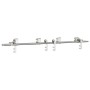 Kit de herrajes para puerta corredera 183 cm acero plateado de , Artículos para puertas - Ref: Foro24-3295765, Precio: 209,21...