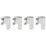 Kit de herrajes para puerta corredera 366 cm acero plateado de , Artículos para puertas - Ref: Foro24-3295767, Precio: 501,97...