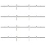 Kit de herrajes para puerta corredera 366 cm acero plateado de , Artículos para puertas - Ref: Foro24-3295773, Precio: 412,09...