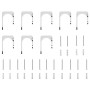 Kit de herrajes para puerta corredera 366 cm acero plateado de , Artículos para puertas - Ref: Foro24-3295771, Precio: 394,90...