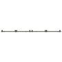 Kit de herrajes para puertas correderas acero negro 400 cm de , Artículos para puertas - Ref: Foro24-3295802, Precio: 168,00 ...