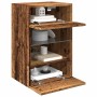 Muebles de TV pared con luces LED 2 uds envejecida 40x30x60,5cm de , Muebles TV - Ref: Foro24-857680, Precio: 88,25 €, Descue...