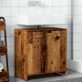 Armario para lavabo de baño madera ingeniería envejecida de , Muebles de baño - Ref: Foro24-856039, Precio: 49,37 €, Descuent...