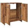Armario para lavabo de baño madera ingeniería envejecida de , Muebles de baño - Ref: Foro24-856039, Precio: 49,37 €, Descuent...