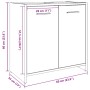 Armario para lavabo de baño madera ingeniería envejecida de , Muebles de baño - Ref: Foro24-856039, Precio: 49,37 €, Descuent...