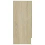 Vitrina de madera contrachapada color roble 120x30,5x70 cm de vidaXL, Aparadores - Ref: Foro24-802789, Precio: 93,30 €, Descu...