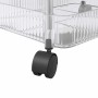 Carro de almacenamiento 2 niveles transparente 37x28x43,5 cm de , Carretillas de carga - Ref: Foro24-4012375, Precio: 28,89 €...
