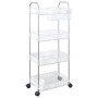 Carro de almacenamiento 4 niveles transparente 37x28x95 cm de , Carretillas de carga - Ref: Foro24-4012380, Precio: 37,11 €, ...