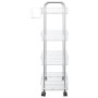Carro de almacenamiento 4 niveles transparente 37x28x95 cm de , Carretillas de carga - Ref: Foro24-4012380, Precio: 37,11 €, ...