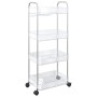 Carro de almacenamiento 4 niveles transparente 37x28x95 cm de , Carretillas de carga - Ref: Foro24-4012380, Precio: 37,11 €, ...