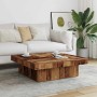 Mesa de centro madera de ingeniería envejecida 90x90x28 cm de , Mesas de centro - Ref: Foro24-856554, Precio: 113,26 €, Descu...