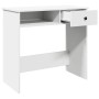 Escritorio de madera contrachapada blanco 80x40x75 cm de , Escritorios - Ref: Foro24-860472, Precio: 72,96 €, Descuento: %