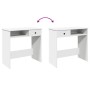 Escritorio de madera contrachapada blanco 80x40x75 cm de , Escritorios - Ref: Foro24-860472, Precio: 72,96 €, Descuento: %
