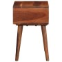 Mesa auxiliar madera maciza acacia 45x30x45 cm de , Mesas auxiliares - Ref: Foro24-4102371, Precio: 98,51 €, Descuento: %