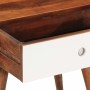Mesa auxiliar madera maciza acacia 45x30x45 cm de , Mesas auxiliares - Ref: Foro24-4102371, Precio: 98,51 €, Descuento: %