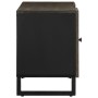 Mueble de TV madera maciza de mango negro 105x33x46 cm de , Almacenamiento para CD y DVD - Ref: Foro24-4017684, Precio: 103,0...