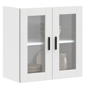 Armario de pared para cocina con puerta de cristal Porto blanco de , Armarios de cocina - Ref: Foro24-854147, Precio: 71,00 €...