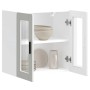 Armario de pared para cocina con puerta de cristal Porto blanco de , Armarios de cocina - Ref: Foro24-854147, Precio: 71,00 €...