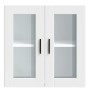 Armario de pared para cocina con puerta de cristal Porto blanco de , Armarios de cocina - Ref: Foro24-854147, Precio: 71,00 €...