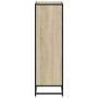Armario de libros contrachapada color roble 65,5x33x107,5 cm de , Librerías y estanterías - Ref: Foro24-849160, Precio: 88,37...