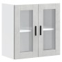 Armario de pared para cocina puerta cristal Porto gris hormigón de , Armarios de cocina - Ref: Foro24-854151, Precio: 73,82 €...