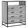 Cajonera de madera contrachapada gris sonoma 70x41x83,5 cm de , Cajoneras - Ref: Foro24-849092, Precio: 127,53 €, Descuento: %