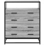 Cajonera de madera contrachapada gris sonoma 70x41x83,5 cm de , Cajoneras - Ref: Foro24-849092, Precio: 127,53 €, Descuento: %