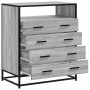 Cajonera de madera contrachapada gris sonoma 70x41x83,5 cm de , Cajoneras - Ref: Foro24-849092, Precio: 127,53 €, Descuento: %