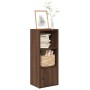 Estantería de madera de ingeniería marrón roble 31x24x77 cm de , Librerías y estanterías - Ref: Foro24-860334, Precio: 41,39 ...