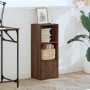 Estantería de madera de ingeniería marrón roble 31x24x77 cm de , Librerías y estanterías - Ref: Foro24-860334, Precio: 41,39 ...