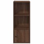 Estantería de madera de ingeniería marrón roble 31x24x77 cm de , Librerías y estanterías - Ref: Foro24-860334, Precio: 41,39 ...