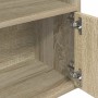 Estantería de madera de ingeniería roble sonoma 31x24x127 cm de , Librerías y estanterías - Ref: Foro24-860348, Precio: 53,94...