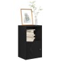 Estantería de madera de ingeniería roble negro 31x24x52 cm de , Librerías y estanterías - Ref: Foro24-860320, Precio: 36,84 €...
