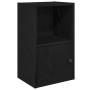 Estantería de madera de ingeniería roble negro 31x24x52 cm de , Librerías y estanterías - Ref: Foro24-860320, Precio: 36,84 €...