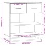 Aparador madera ingeniería roble Sonoma 68x35x76 cm de , Aparadores - Ref: Foro24-848985, Precio: 82,59 €, Descuento: %