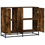 Aparador madera de ingeniería roble ahumado 94x35x76 cm de , Aparadores - Ref: Foro24-849006, Precio: 95,07 €, Descuento: %