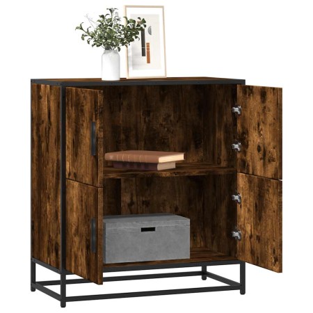 Aparador madera ingeniería roble ahumado 68x35x76 cm de , Aparadores - Ref: Foro24-848991, Precio: 80,91 €, Descuento: %