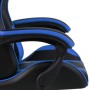 Silla gaming de cuero sintético negro y azul de vidaXL, Sillas de oficina - Ref: Foro24-20518, Precio: 136,38 €, Descuento: %
