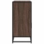 Aparador de madera de ingeniería marrón roble 100x35x76 cm de , Aparadores - Ref: Foro24-849033, Precio: 102,40 €, Descuento: %
