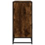 Aparador madera contrachapada color roble ahumado 100x35x76 cm de , Aparadores - Ref: Foro24-849031, Precio: 105,04 €, Descue...