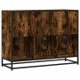 Aparador madera contrachapada color roble ahumado 100x35x76 cm de , Aparadores - Ref: Foro24-849031, Precio: 105,04 €, Descue...