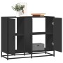 Aparador de madera de ingeniería negro 94x35x76 cm de , Aparadores - Ref: Foro24-849004, Precio: 98,68 €, Descuento: %